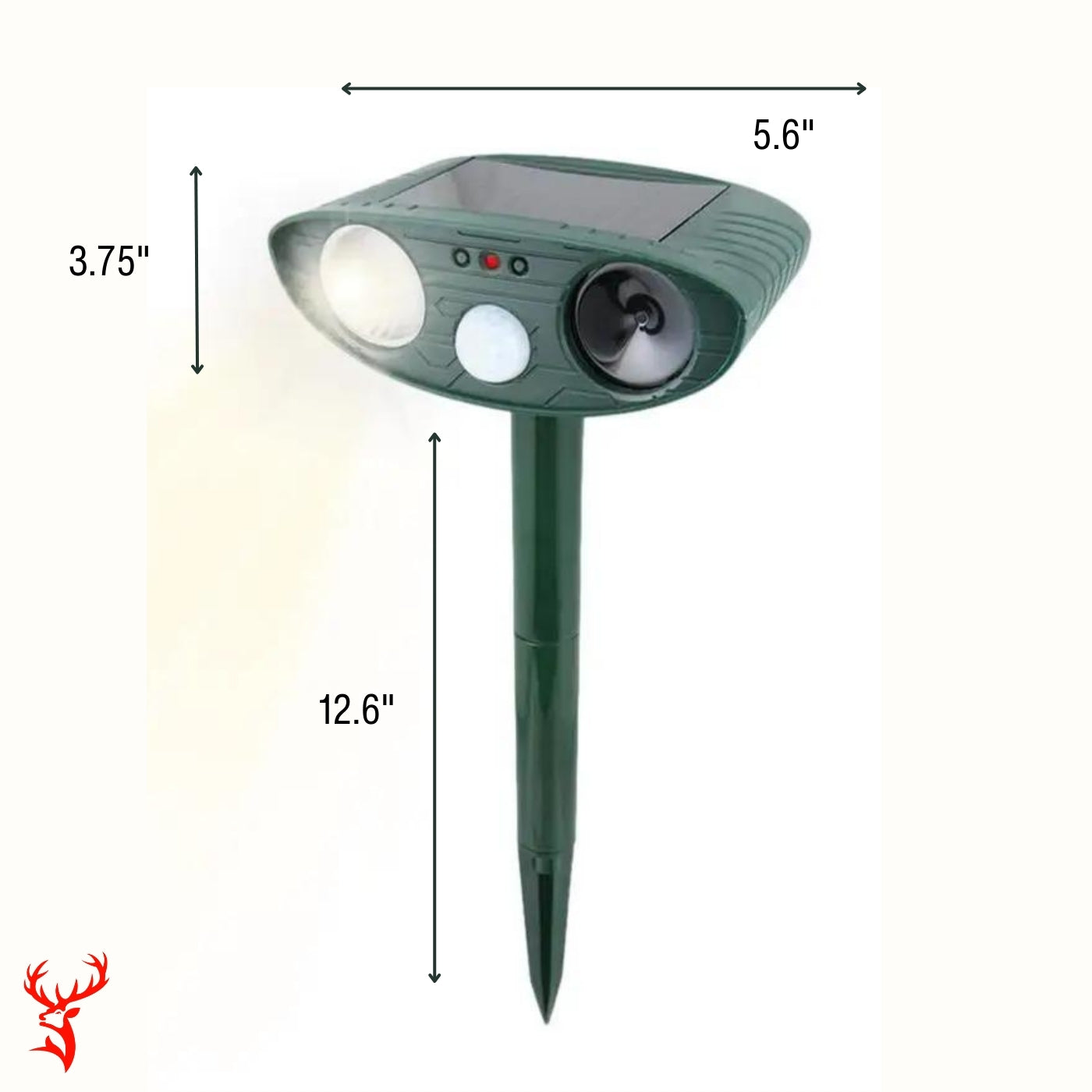 Solar-Powered Ultrasonic Deer Repeller