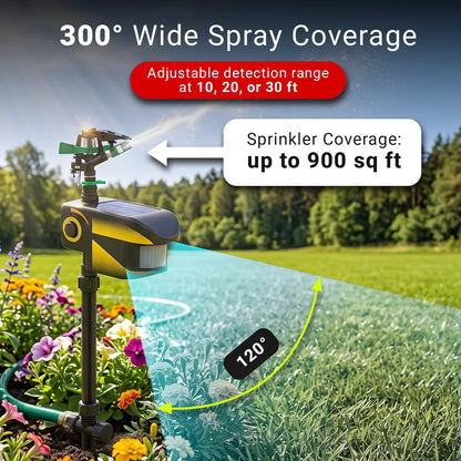 Motion-Activated Deer Sprinkler